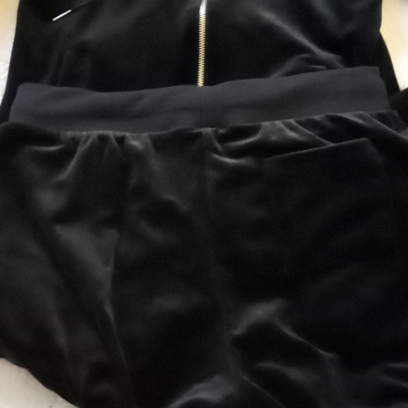 Black Velour jogger set Skims tag - Picture 4 of 4